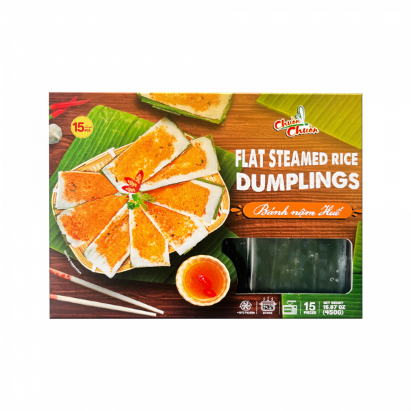 FLAT STEAMED RICE DUMPLINGS // Bánh nậm Huế - 73681
