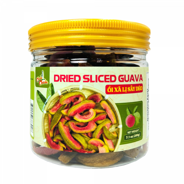 Dried Sliced Guava (Ổi Sấy Dẻo): Naturally sweet dried guava slices, offering a chewy and healthy snack perfect for anytime. Chuon Chuon Brand - powered by US Trading wholesale Asian Food distributor