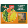Vietnamese Crispy Shrimp Pancakes (Bánh Xèo): Crispy shrimp pancakes filled with shrimp, pork, and coconut cream, served with a pre-made fish dipping sauce. Chuon Chuon Brand - powered by US Trading wholesale Asian Food distributor