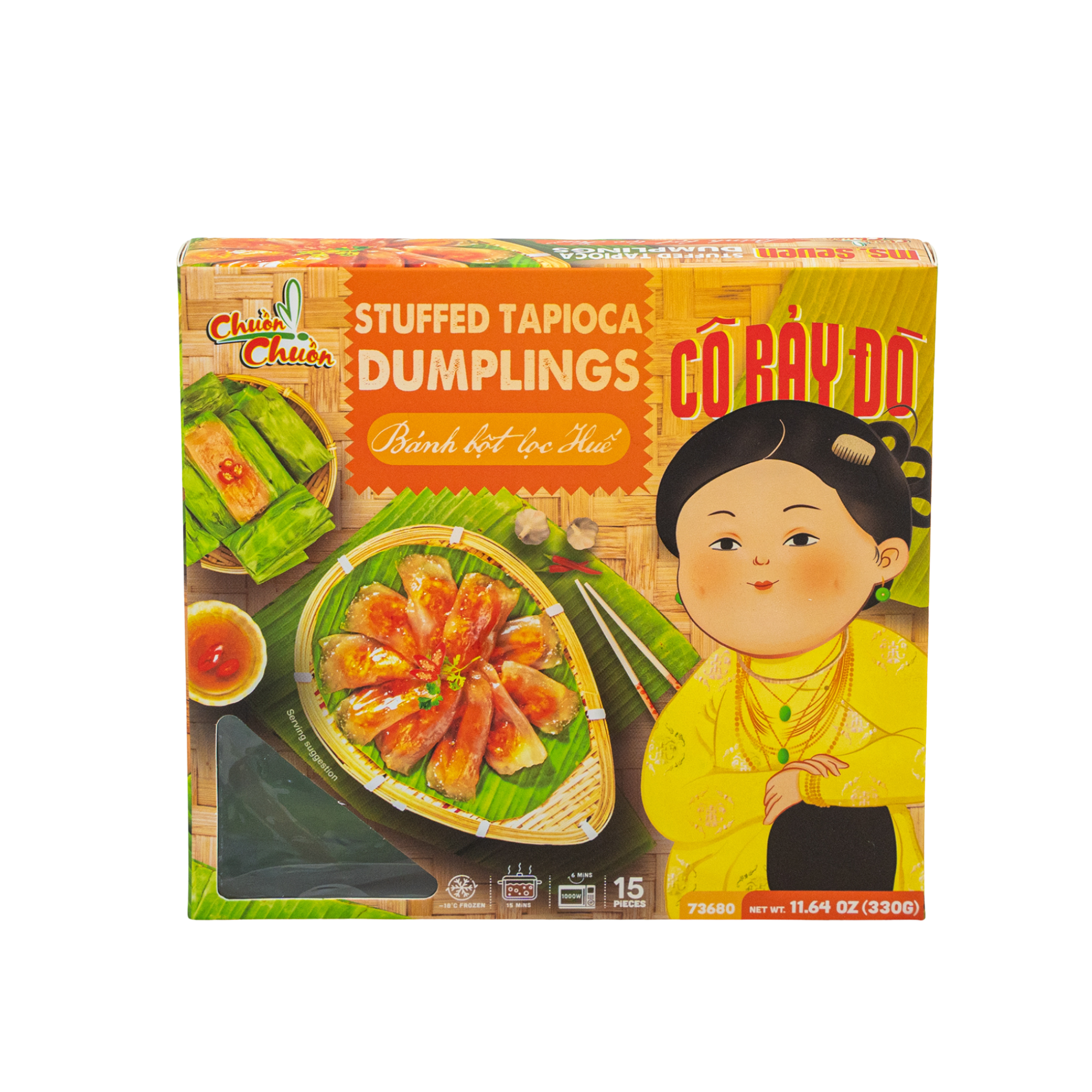 STUFFED TAPIOCA DUMPLINGS // Bánh bột lọc Huế - 73680