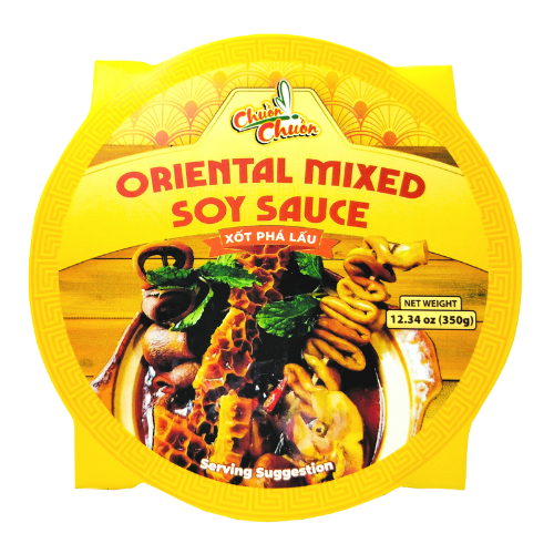 Oriental Mixed Soy Sauce (Nước Sốt Phá Lấu): Pre-made soy sauce with the authentic flavor of phá lấu, offering a convenient way to enjoy traditional Vietnamese dishes. Chuon Chuon Brand - powered by US Trading wholesale Asian Food distributor