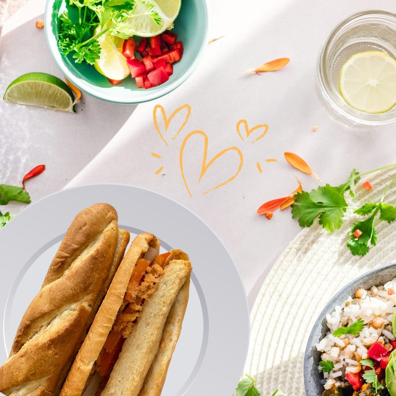 Vietnamese Bread With Fish Cake Bánh mì chả cá - 71335