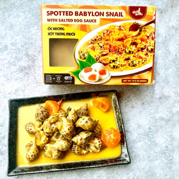 SPOTTED BABYLON SNAILS WITH SALTED EGG SAUCE // Ốc Hương Xốt Trứng Muối - 71287