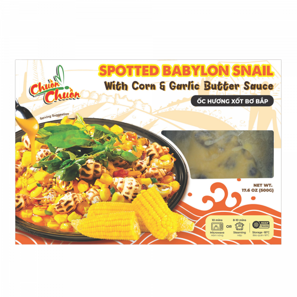 SPOTTED BABYLON SNAILS WITH CORN AND GARLIC BUTTER SAUCE // Ốc Hương Xốt Bơ Bắp - 71288