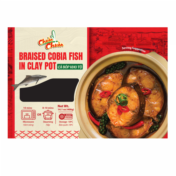BRAISED COBIA FISH IN CLAY POT// Cá bóp kho tộ - 71249