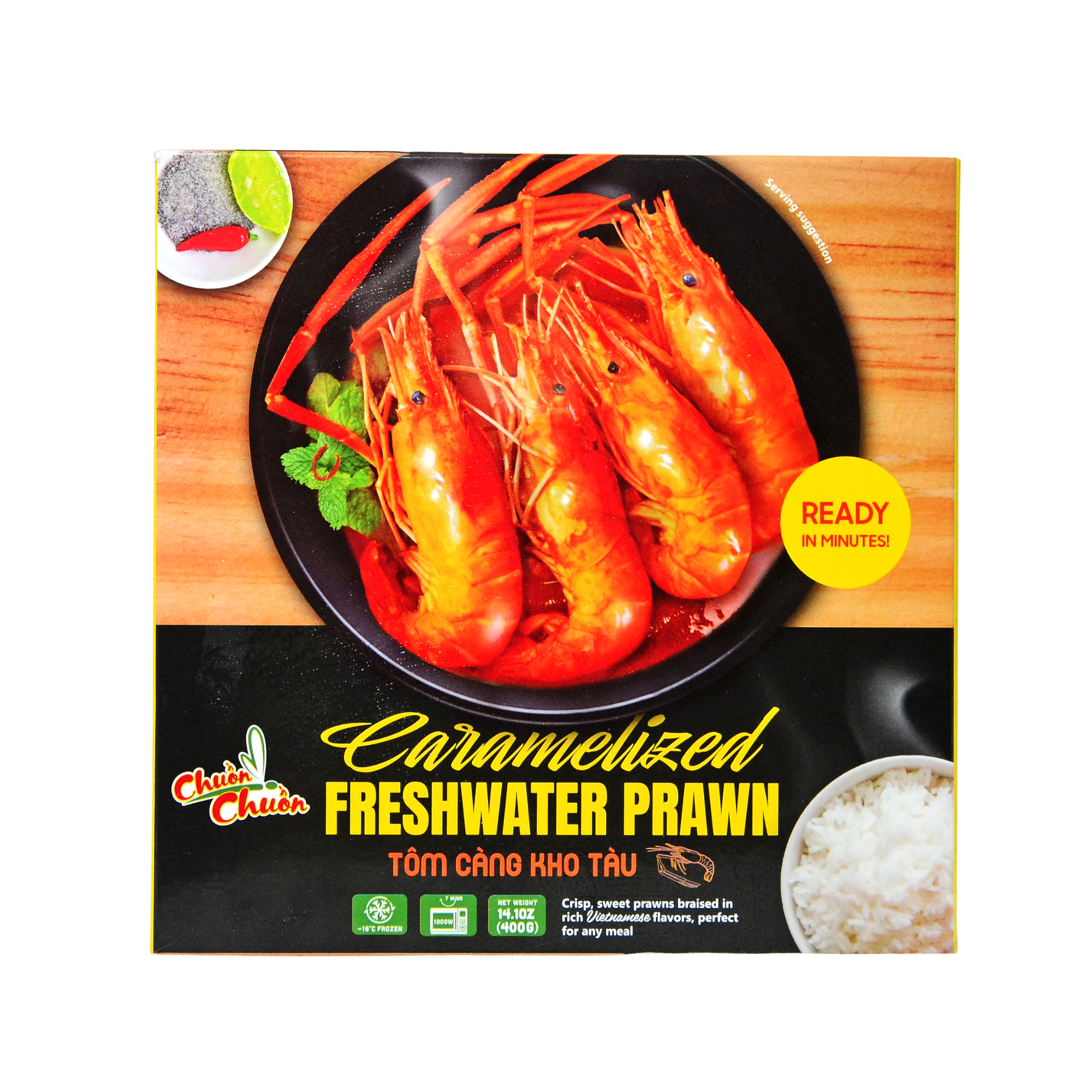 CARAMELIZED FRESHWATER PRAWN // Tôm Càng Kho Tàu (big size - 5 piece) - 71260