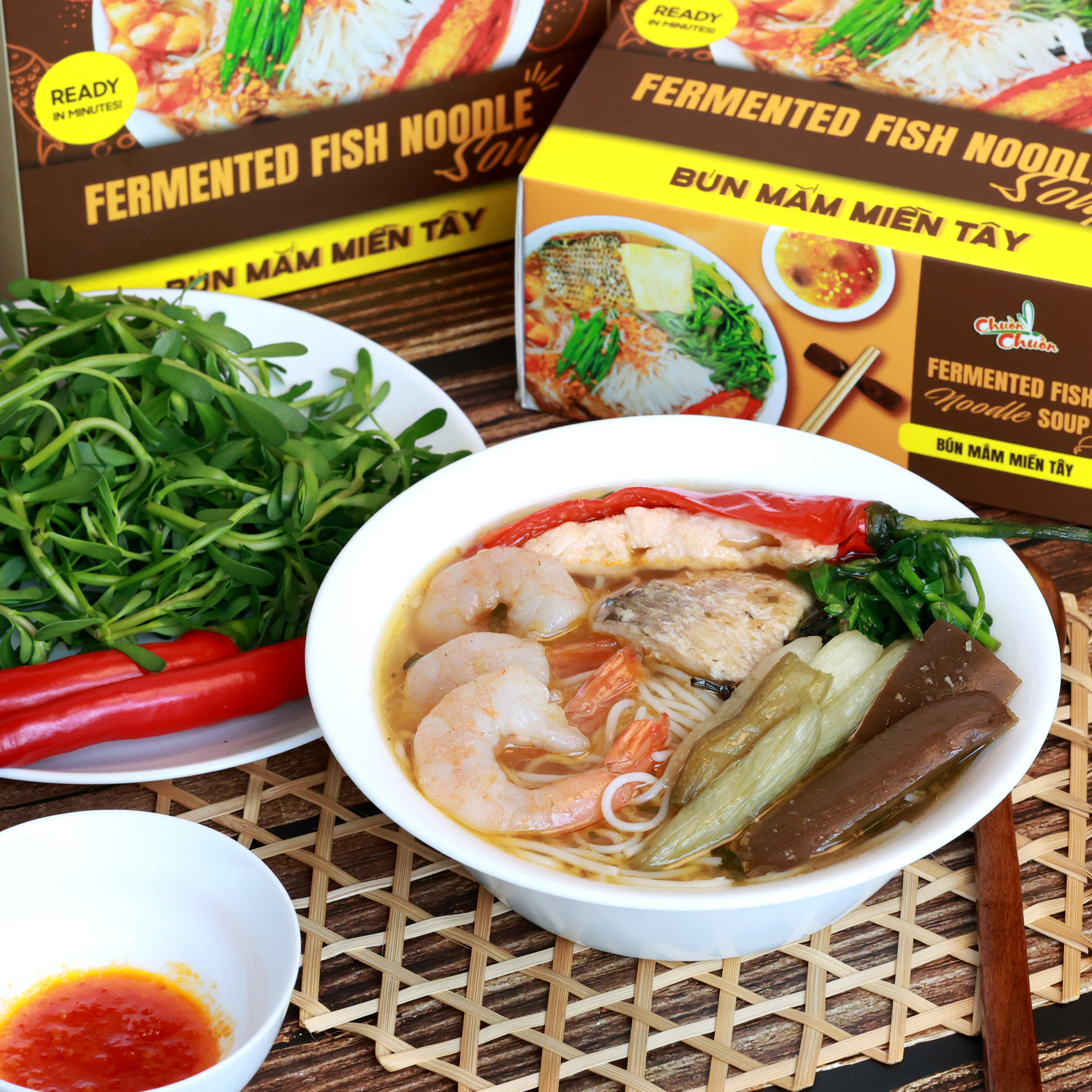 FERMENTED FISH NOODLE SOUP // Bún Mắm - 73798