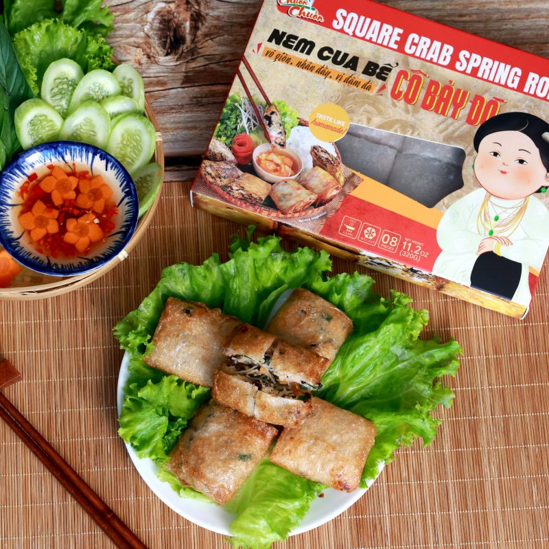 SQUARE CRAB SPRING ROLLS // Nem Cua Bể Cô Bảy Đò - 73621