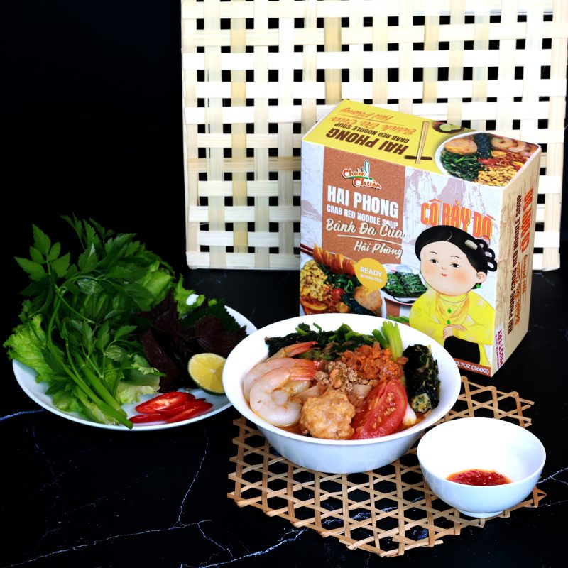 HAI PHONG CRAB RED NOODLE SOUP // Bánh Đa Cua Hải Phòng Cô Bảy Đò - 73787