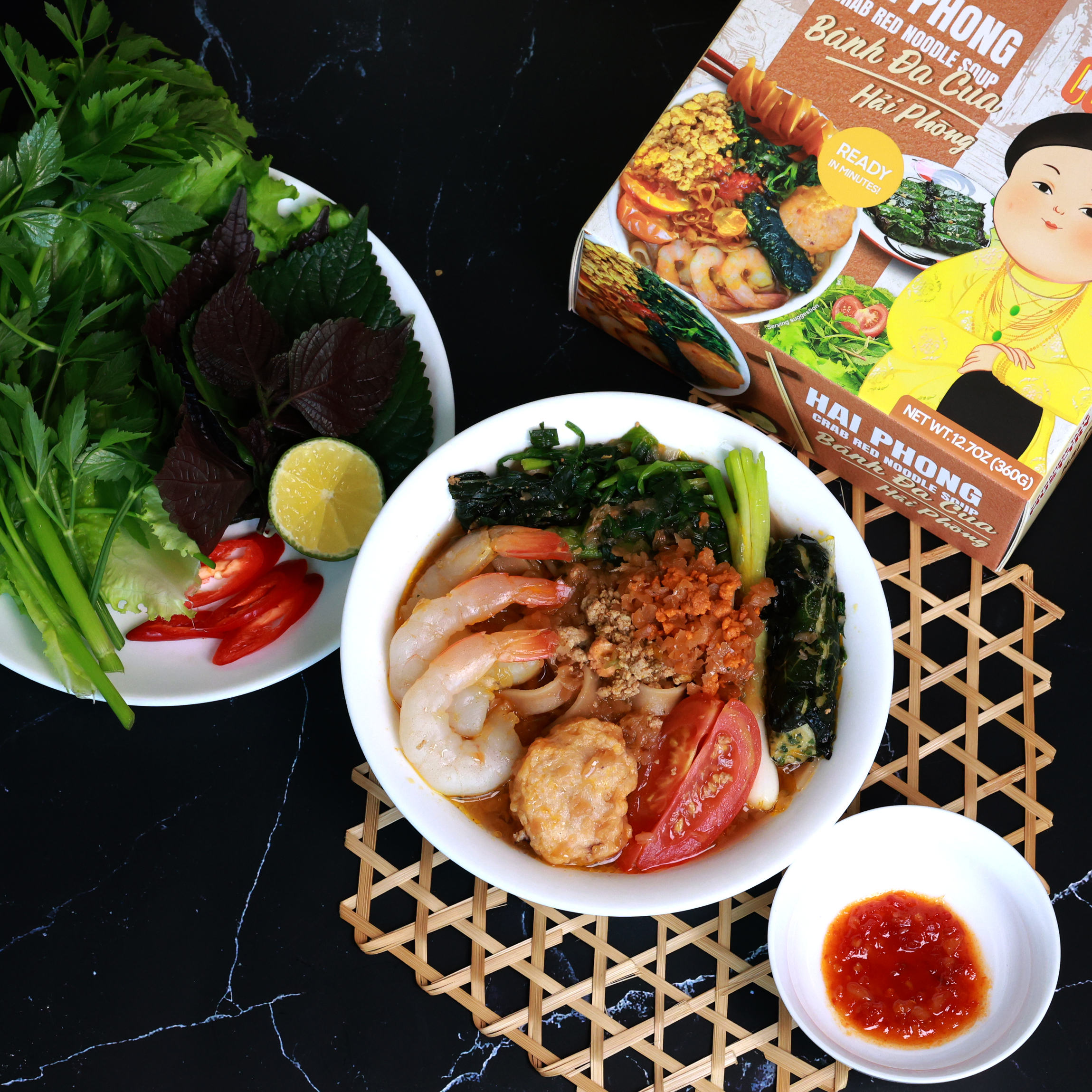 HAI PHONG CRAB RED NOODLE SOUP // Bánh Đa Cua Hải Phòng Cô Bảy Đò - 73787