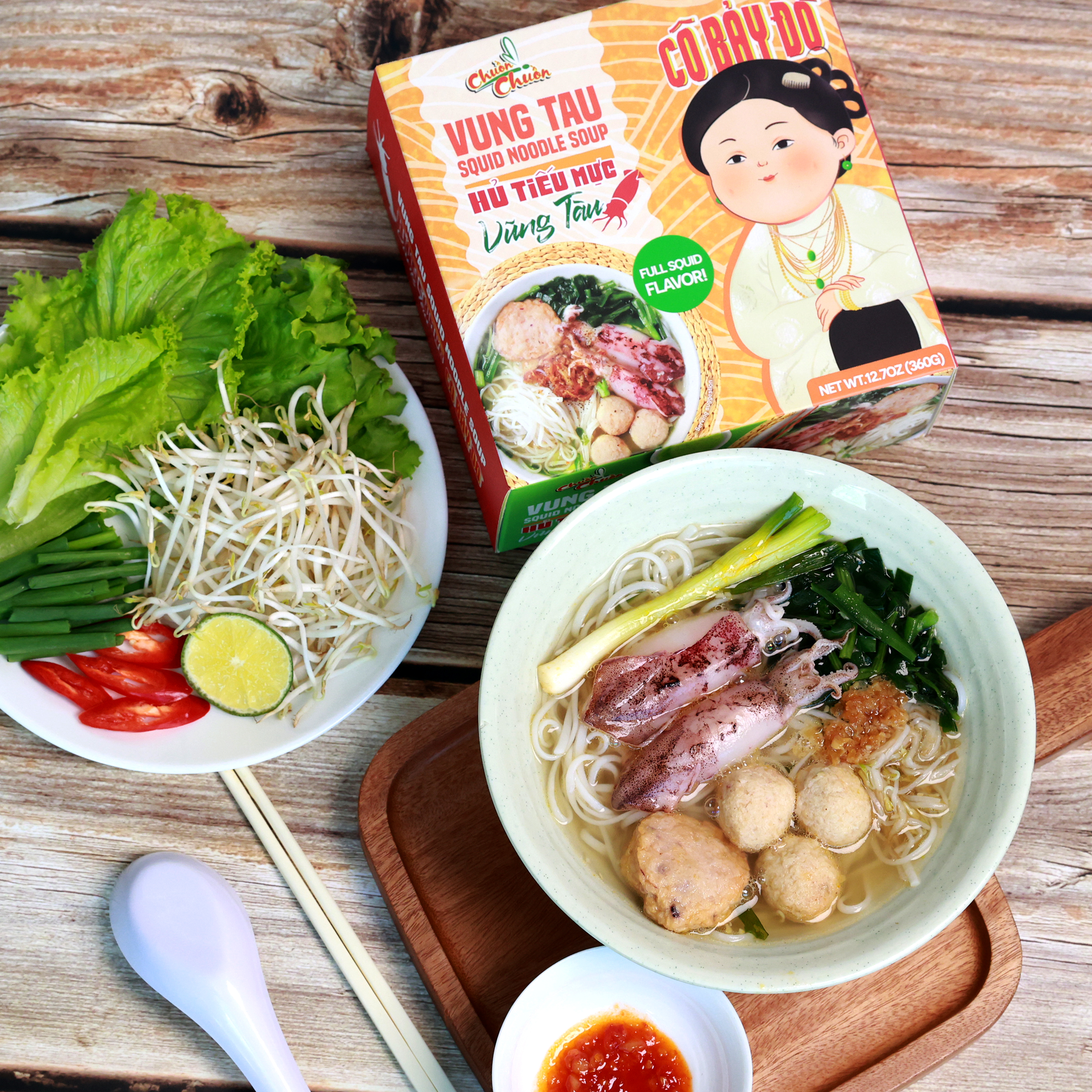 VUNG TAU SQUID NOODLE SOUP // Hủ Tiếu Mực Vũng Tàu Cô Bảy Đò - 73788