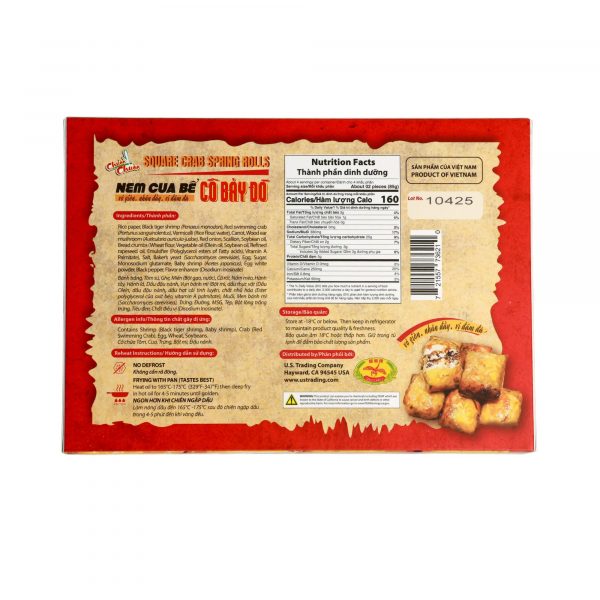 SQUARE CRAB SPRING ROLLS // Nem Cua Bể Cô Bảy Đò - 73621