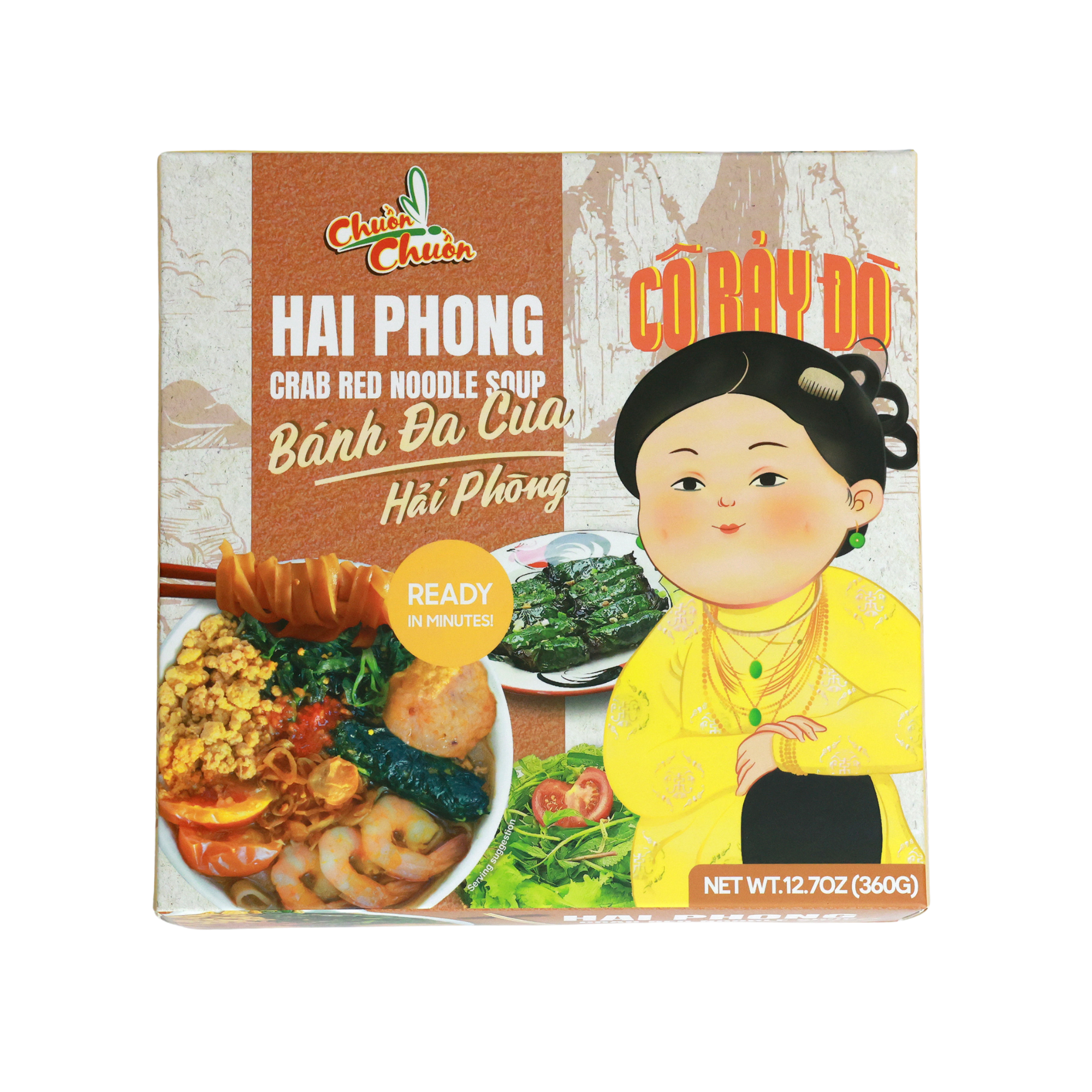 HAI PHONG CRAB RED NOODLE SOUP // Bánh Đa Cua Hải Phòng Cô Bảy Đò - 73787