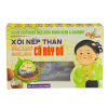 BLACK GLUTINOUS RICE WITH MUNG BEAN & COCONUT : Xôi Nếp Than Đậu Xanh Nước Dừa Cô Bảy Đò 4