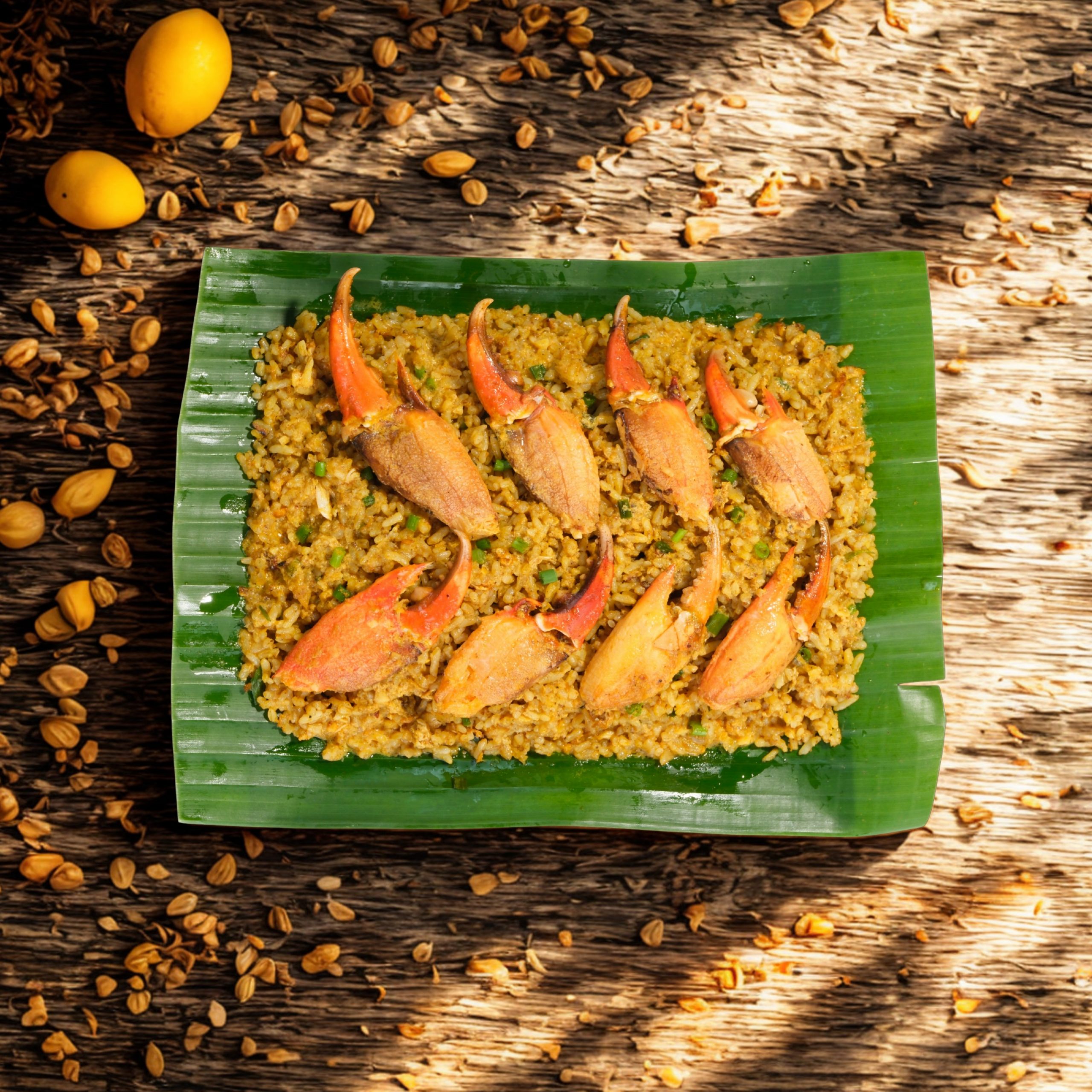 VIETNAMESE CRAB CURRY FRIED RICE // Cơm Chiên Cà Ri Cua - Cô Bảy Đò - 71235