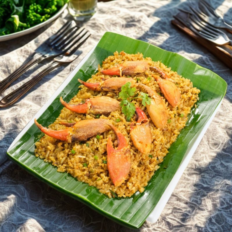 VIETNAMESE CRAB CURRY FRIED RICE // Cơm Chiên Cà Ri Cua - Cô Bảy Đò - 71235
