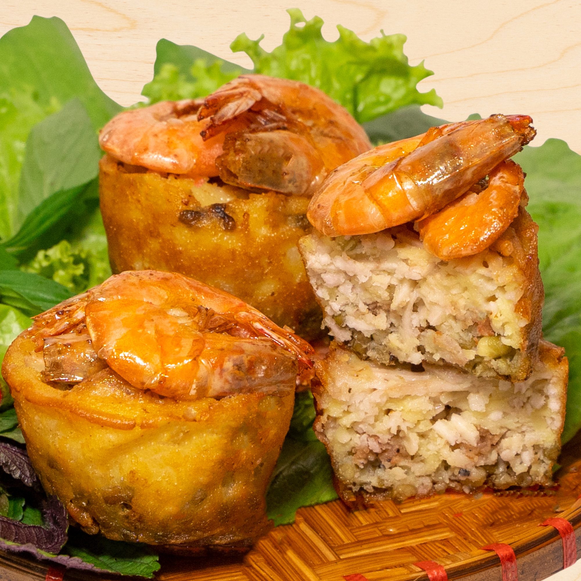 bánh cóng art 3 Vietnamese Shrimp & Mung Bean Fritter // Bánh Cóng Sóc Trăng - Cô Bảy Đò - 71336