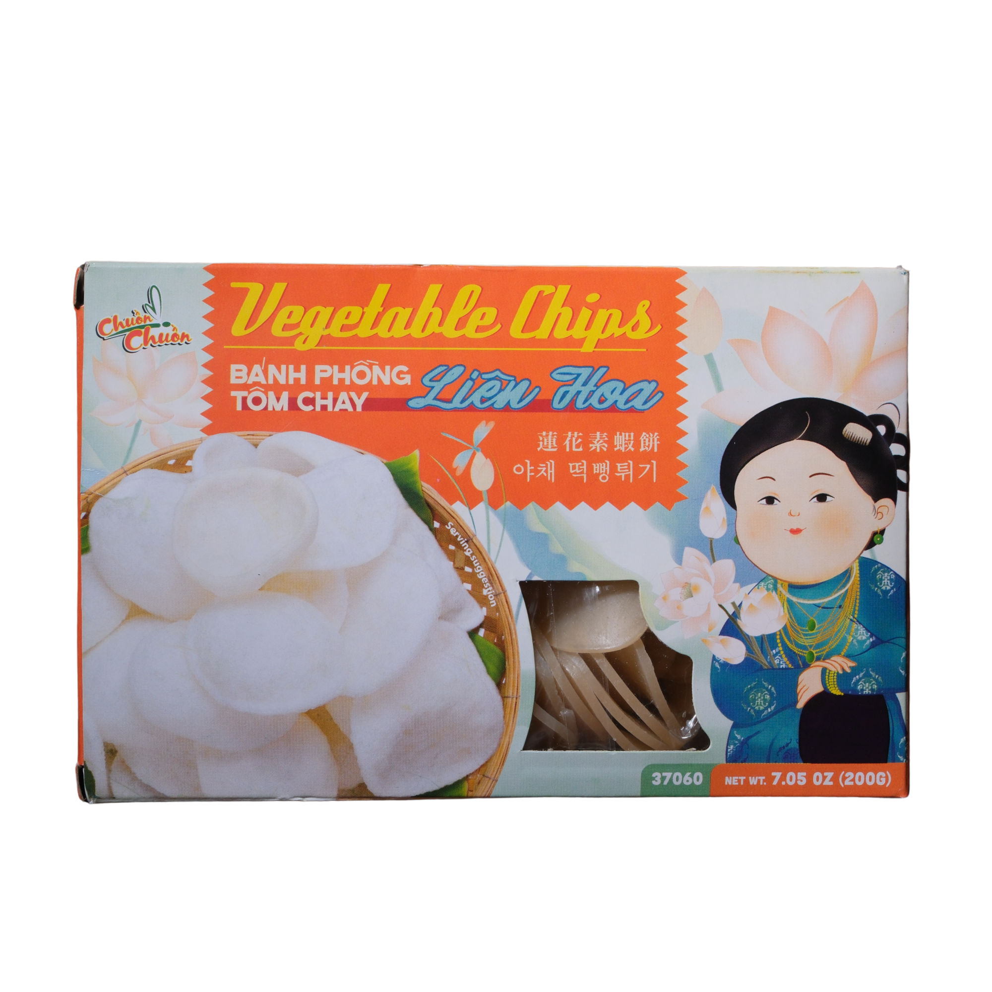 Vegetable Chips // Bánh phồng tôm chay Liên Hoa - Cô Bảy Đò - 37060